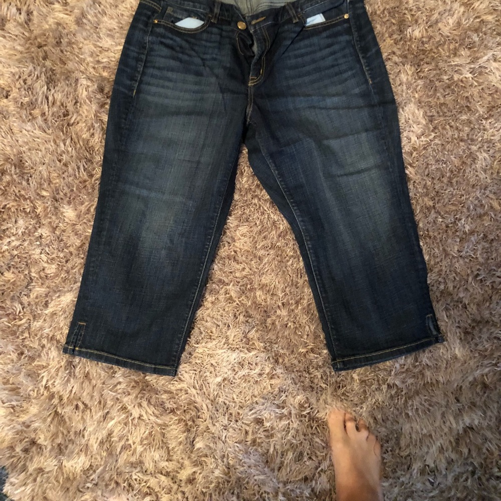 Lane Bryant denim capris